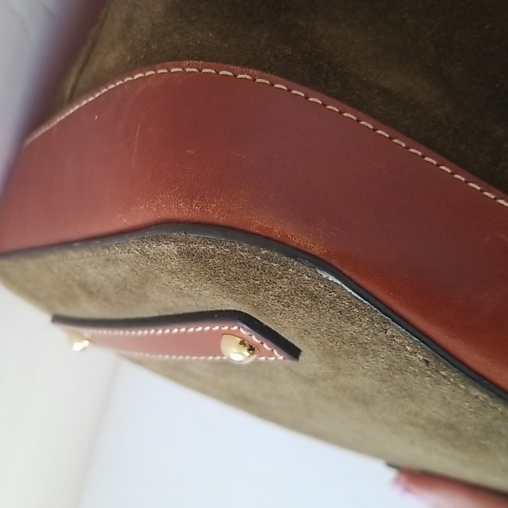 DOONEY &Bourke Suede Drawstring Bag. SOLD OUT !!! - Picture 15 of 16